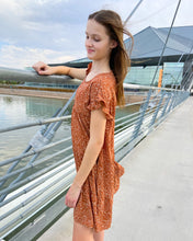 Load image into Gallery viewer, Rust Babydoll Dress
