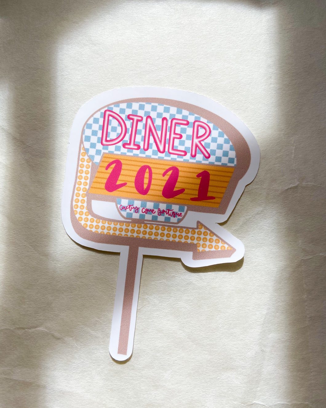 CCB Diner Sticker